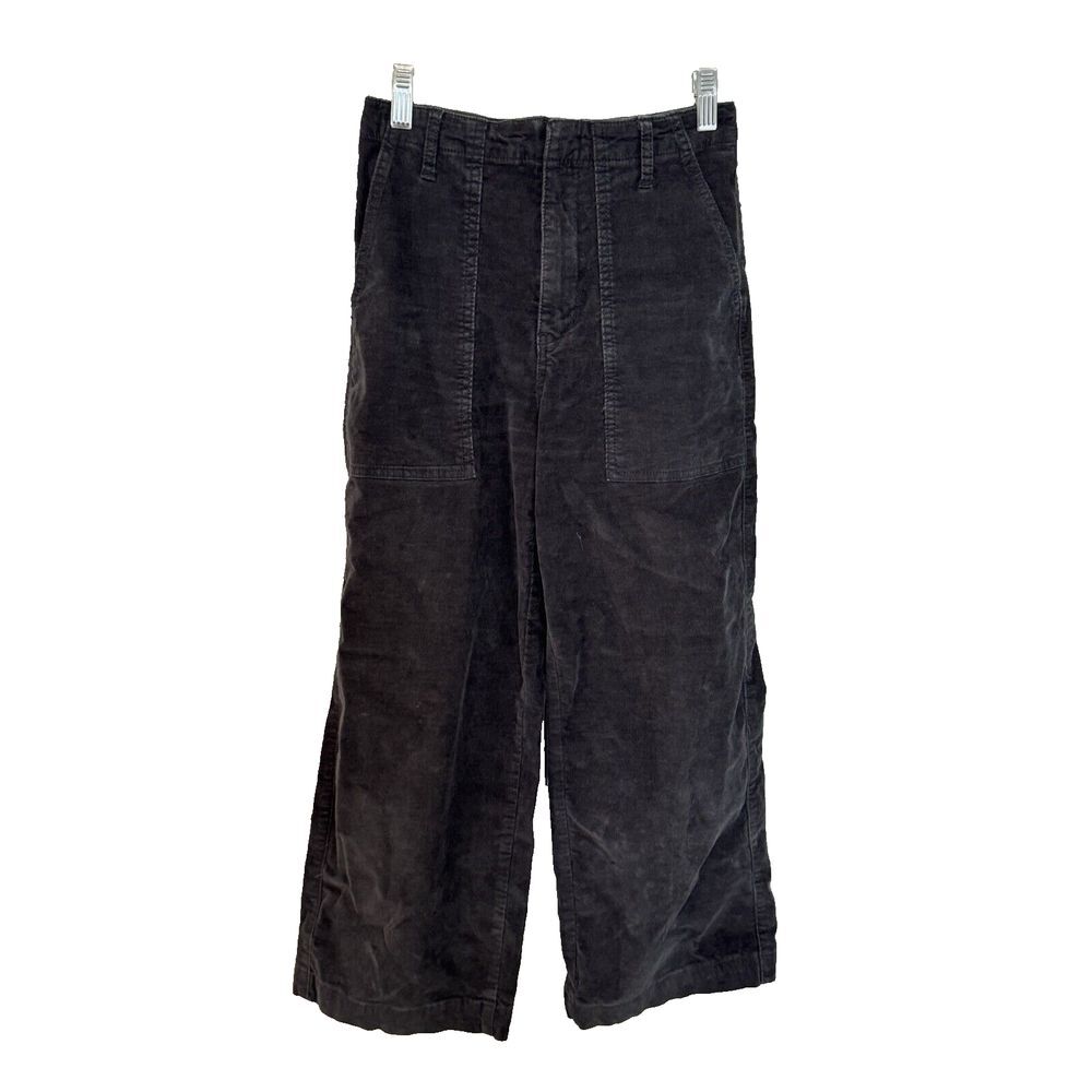 BDG Urban Outfitters Corduroy Carpenter Pants-Size 0- High Rise-Ankle Gray